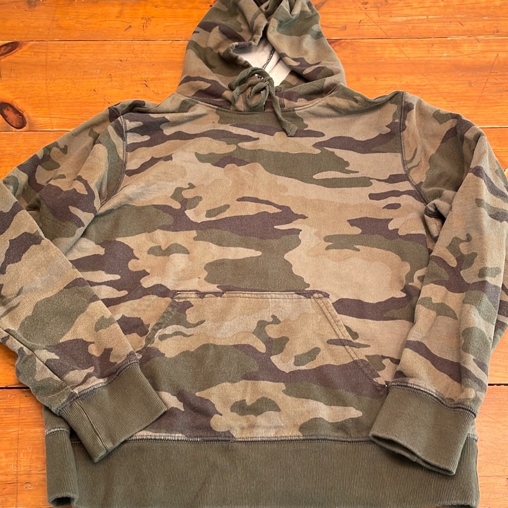 Jcrew Camo Hoodie